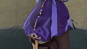 Keqing farts on Aether