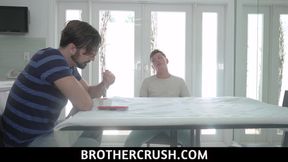 Fit boy Lukas Stone needs big stepbro's hard cock