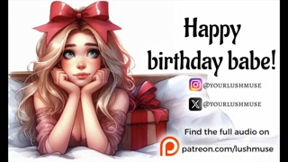 A very special birthday present... [Erotic audio for men] [Anal]