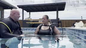Lady-O Learns to Relax While Scuba Diving
