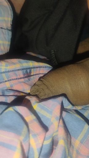 Closer look of my cum and dick
