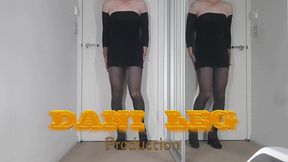 dani_leg stunning leg and ass show in sexy and shiny disco pantyhose