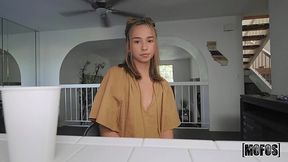 Playful petite teen swallows fat cock in 69 pose (Dakota Tyler)