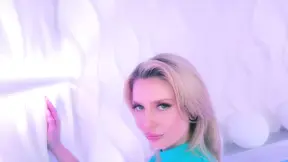 Hot blonde Beverly Hillson sucks cock at Swallow Salon