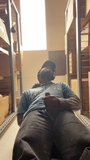 Gooning Out This Fat Load Of Nutty Nut While I'm At Work