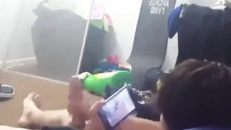 Best Friend Lets Me Record Him Stroking His Big Cock