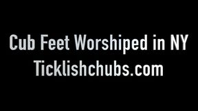 Adorable Bear Cub Feet Foot Worshiped and Feet Licked and Sucked on in NY (1080p HD)