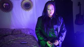 ASMR Mistress Mara's New Leather Jacket with Driving Gloves (Dominatrix Mara)