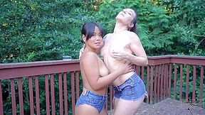 Sinn Sage And Astro Domina - Jean Shorts