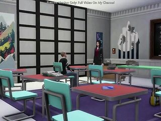 Hot Asian Math Teacher Gets Her Snatch Filled With Cum - sims 4 - 3D Comics