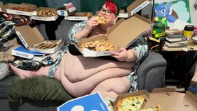 Glorious Gluttony; 10 pizzas, wings & 2 Family Size Desserts