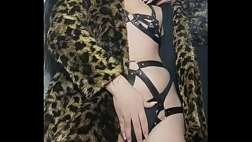 Solo exibicionista mostrando o pau