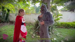 Little Red Riding Hood Was Lost in the Woods and Was Made to Suck Cock by the Big Bad Wolf