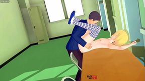 Yaoi - Orgy in the university 4 femboys fucked - Asian Japanese Manga anime gay porn