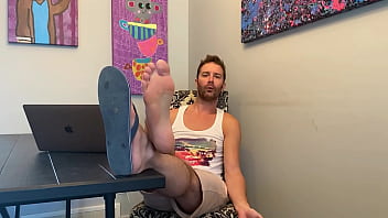 Roommate Catches You Staring at his Beautiful Feet! (1080p HD PREVIEW)