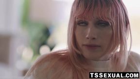 TSSexual.com - Stepdaughter Mimi Oh rides my swollen cock in style