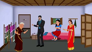 Bhootiya Bahu Ki Kahani   Full 25 Minute Hindi Horror Story Style Animation