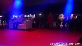 show on public show stage