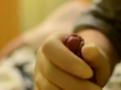 Nurse Handjob with wet latex gloves
