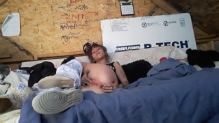 xxxtra small kinky whore double penetrates herself