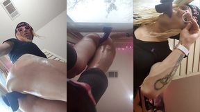 big cocks look so good sliding in & out of an oiled up asshole