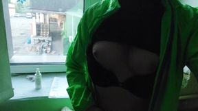 Zombie Apocalypse: Public Masturbation in Abandoned Building
