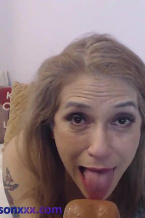 Cock Sucking, Ball Caressing, Ass Licking MILF