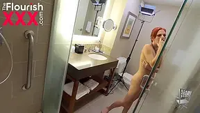 Zara Ryan, Chad White And Zara Whites - Bts Of And Shower