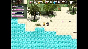 The Castaway Married Gal's Netorare Story [ NTR hentai game PornPlay] Ep.4 hot blonde got stuck in a hole on the beach