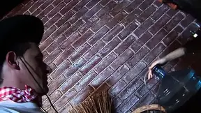 Voluptuous farmgirls ride their stacked cowboy