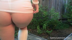 Sunny Lane Teases in Lake Tahoe Outdoors!