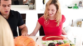 ”FAMILY STROKES Angel Smalls has some fun with step brother on thanksgiving day”