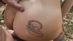 Cumshot in the forest 4K