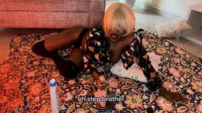 Step Sister instructing her Step Brother How to Jerk Off after he snuck into her room. Step Sister JOI.