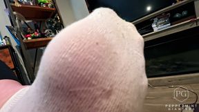 Tiny POV: Shoe-bound Tiny Gets the Full Giantess Treatment Socked, Sniffed, Sole-crushed & Swallowed