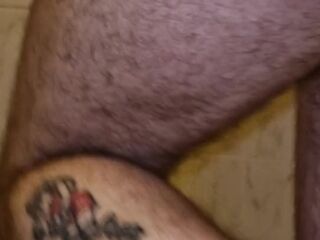 Pissing in a pink belt