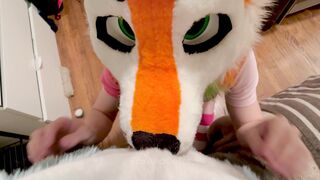 POINT OF VIEW Fursuit Facial cumshot Popshot Compilation Phat Manhood