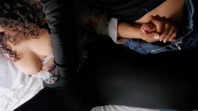 A pervert in my waiting room I&#039;m scared but his big cock turns me on