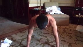 Workout Instructions And Cum In A Glass