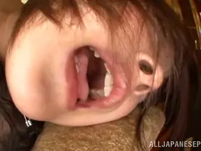 Sexy Japanese model Yuzu Ogura loves feeling her ass