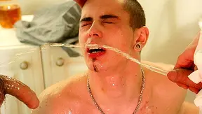 Triple Trouble: Julien Heaths Piss Play Wild Threesome – Gay XXX
