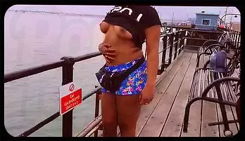 Amber's Outdoor Adventure: Big Tits and Plump Booty