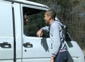 So nice threesome and blowjob in the car at the middle of the forest