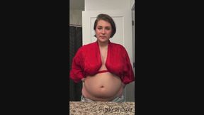 POV 10 week Pregnancy Belly Worship