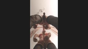 Dildo ride from above