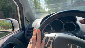 pov driving with one hand mov