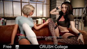 CRUSH College (free game itchio) Visual Novel, Adventure