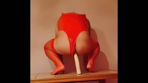 Tranny Robert dildo fucking