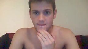 Cute Twink Strokes Until Cums