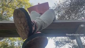 Temptress Mango in Sacred Dirt Pt. 1 - Dirty Shoe Foot Fetish, Ignore, Tiny Man POV